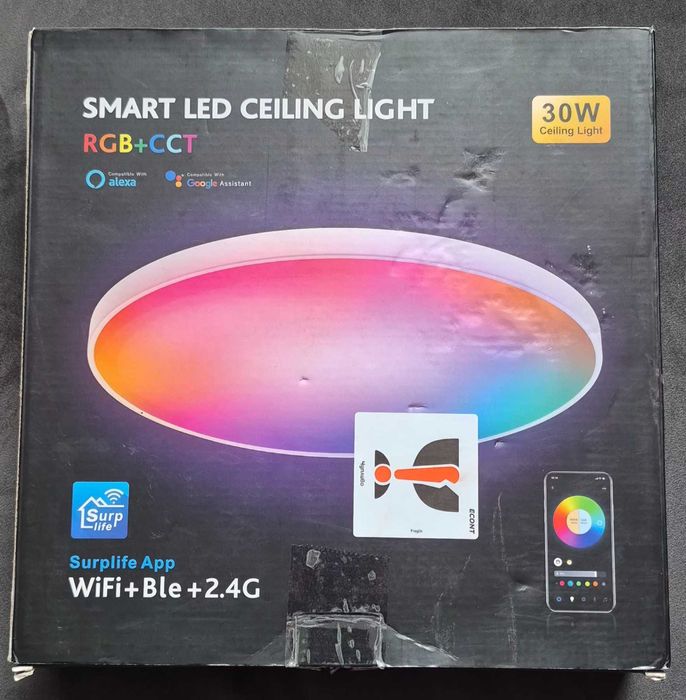 Умен WiFi LED таванен осветител – 30W