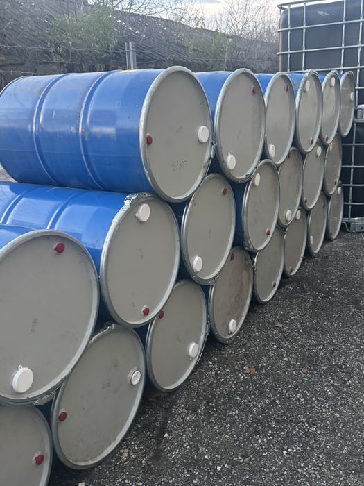 Метални варели 200 литра с капак и обръч