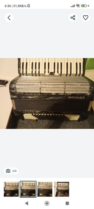 Acordeon hohner  v