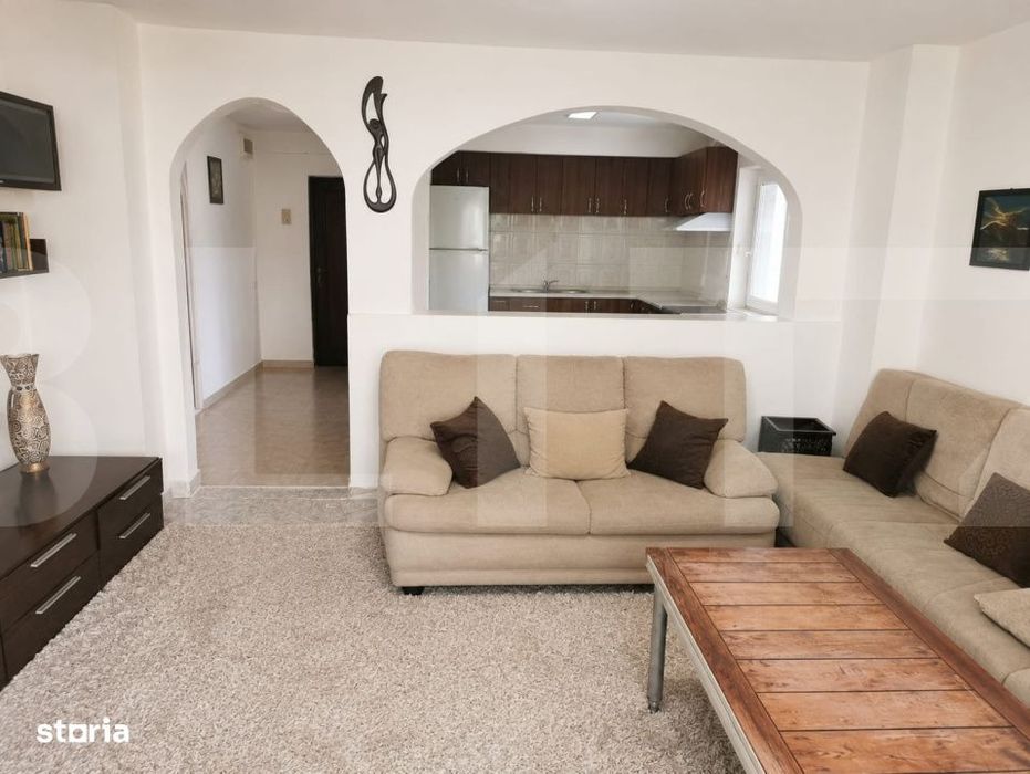 Apartament 3 camere, 77 mp, parter, mobilat, zona Girocului