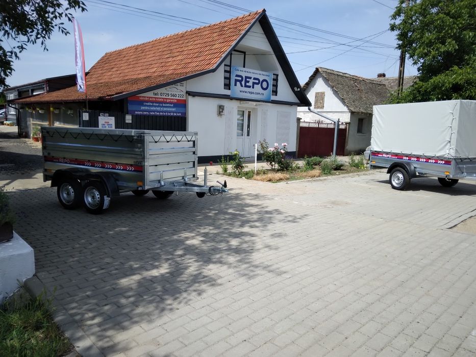 Remorca Repo QRDS 2,40x1,25m Tandem 750kg