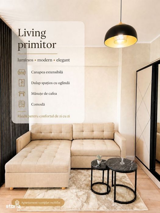 Apartament 1 cameră, 47 mp – Royal Town Iași| Primul chiriaș|Bloc nou