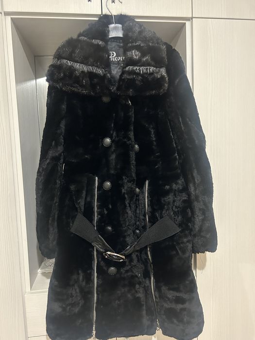 Шуба цигейка натуральная, б/у