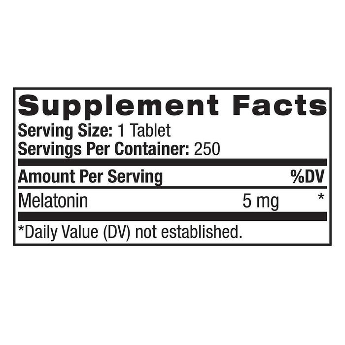 Мелатонин 5 mg. 250 таблеток Natrol Melatonin  Вкус клубники США