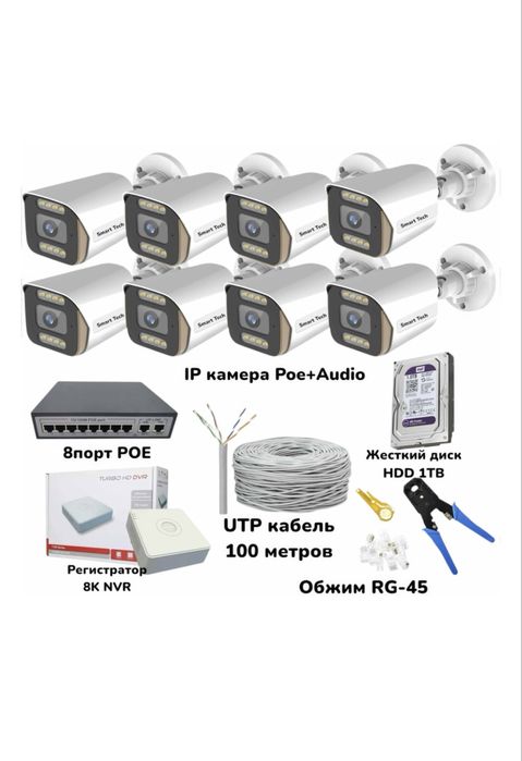 Установка видеонаблюдение