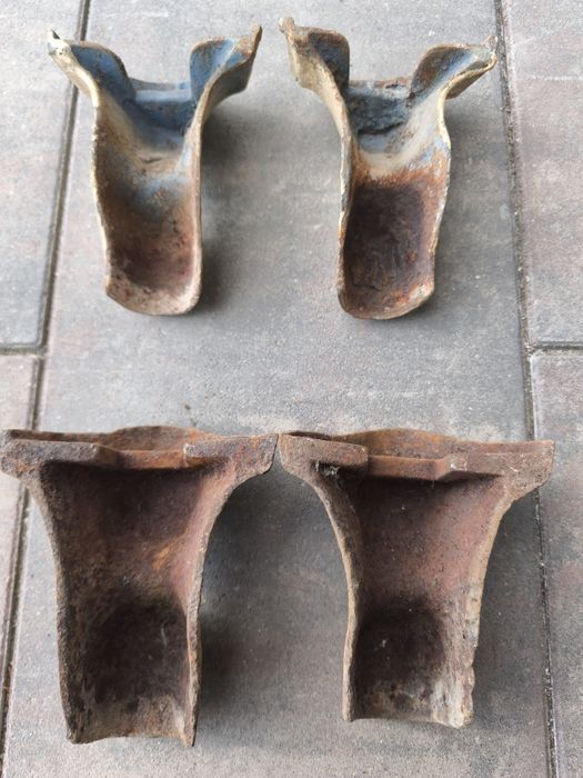 Ansamblu 4 picioare vană/cadă veche fontă