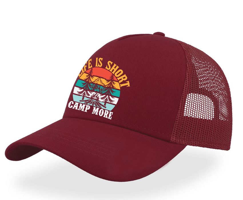 Шапка с козирка с щампа