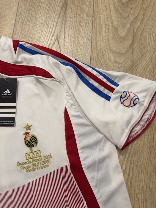 Tricou de fotbal Franta Nationala zinedine zidane 10 Adidas nou cu eticheta finala world cup 2006