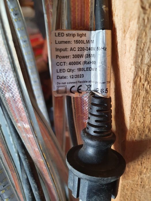 Bandă led șantier