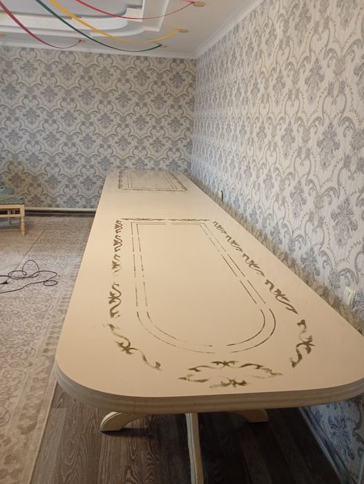 Алты метр стол залға