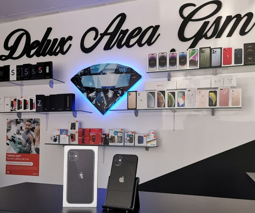 Iphone 11 / Black / nou / 128 GB / DeluxGSM