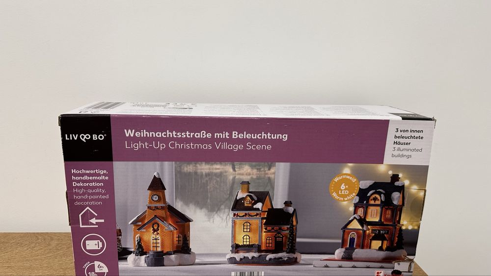 Decoratiune de craciun Orasel luminat