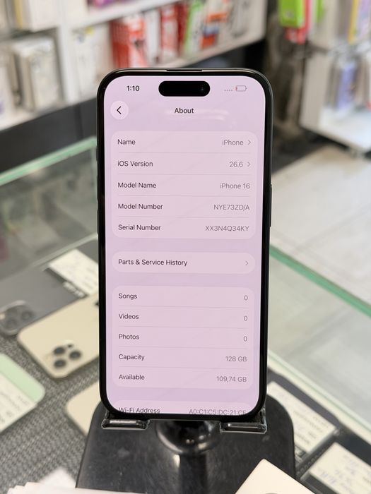 Apple iPhone 16 128GB Black