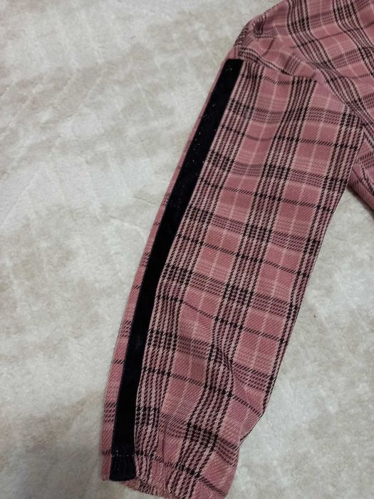 Дамски комплект с кариран десен