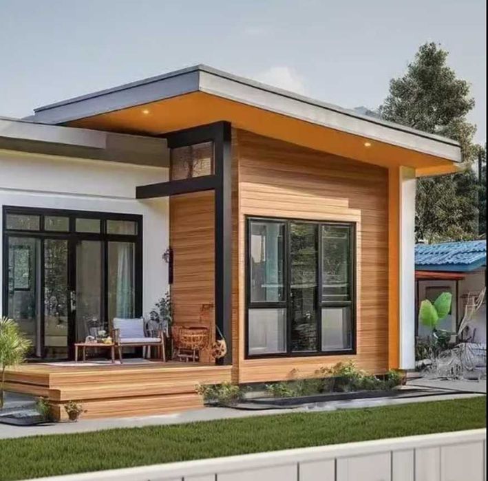 Casă modernă 50mp din panouri SIP — eficiență, design, montaj rapid!