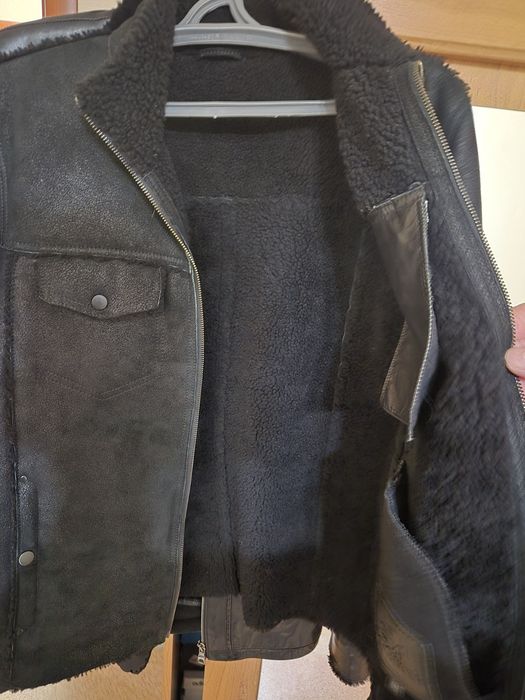 Дублёнка из овчины,замшевая