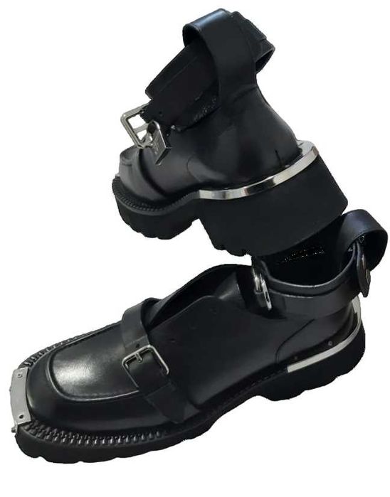 Pantofi negri  piele design excepțional mărimea 39