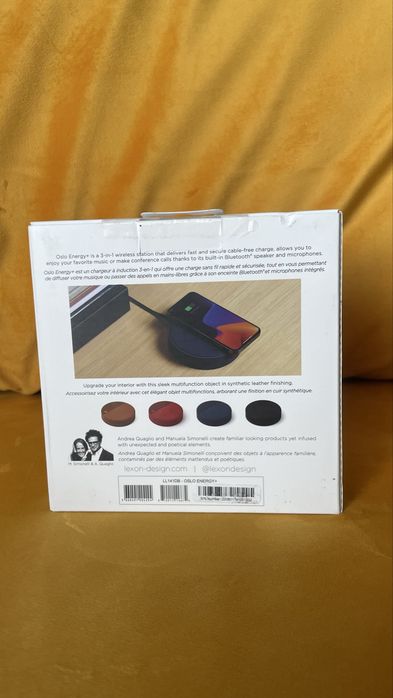 Lexon Oslo Energy + Boxa portabila cu incarcare wireless sigilata