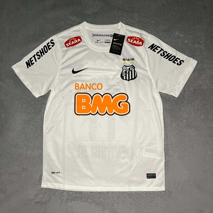 Nike Santos FC Neymar Jr #11 Jersey – White – Size L Sfantu