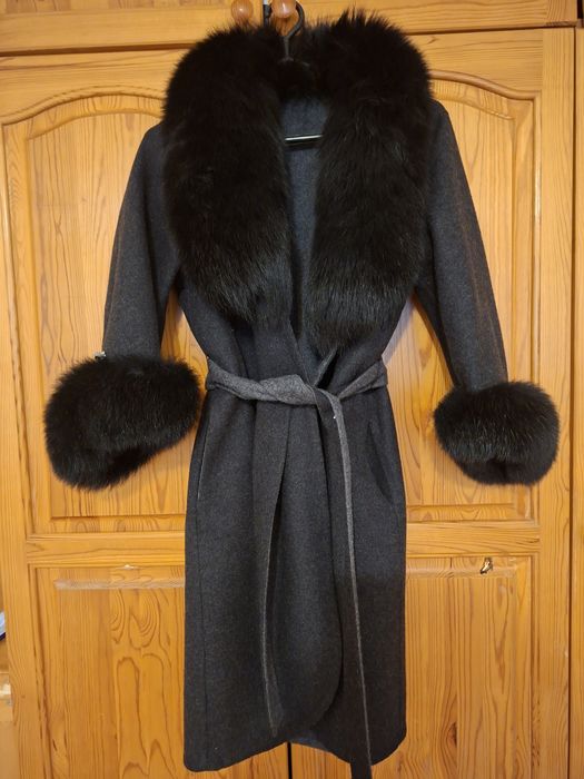 Палто естествен косъм