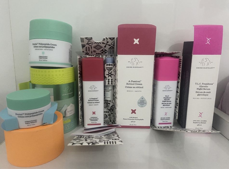 Clarins, Dior, Estee , kit ingrijire, crema zi/noapte /Drunk