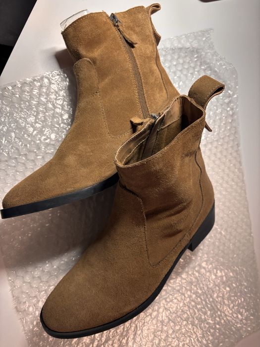 Ghete piele intoarsa Zara pentru dama