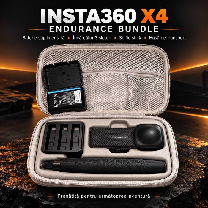 DE VÂNZARE | Insta360 X4 – endurance bundle