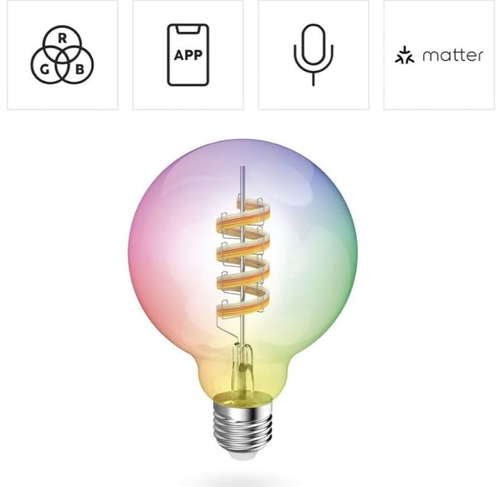 Bec inteligent Hama E27 RGB
