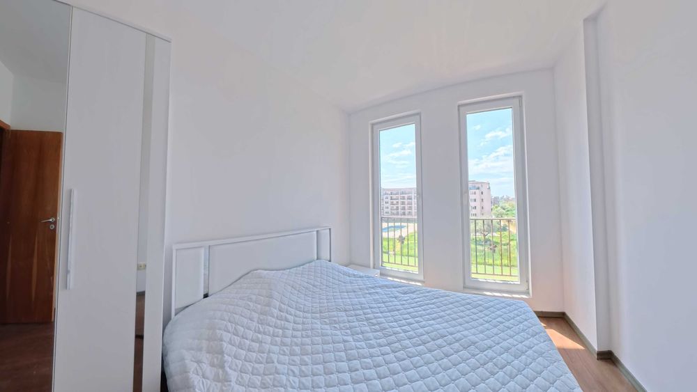 Обзаведен двустаен апартамент с басейн в Sunny View Central – 800 м до плажа – Слънчев бряг
