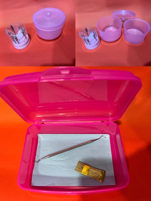 ПРОДАВАМ комплект консумативи за маникюр (без лакове)