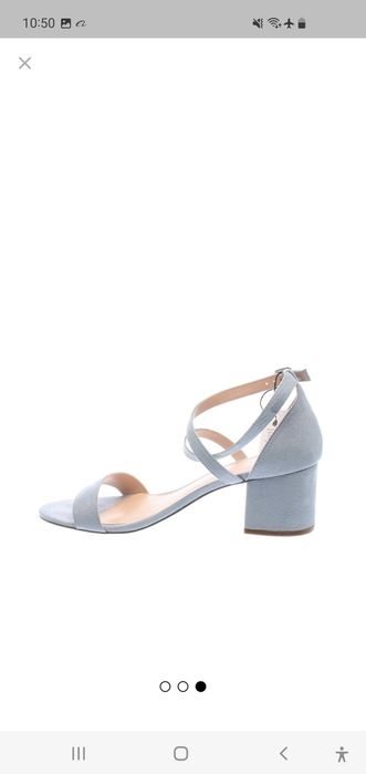 Sandalute elegante de dama de culoare bleu, superbe