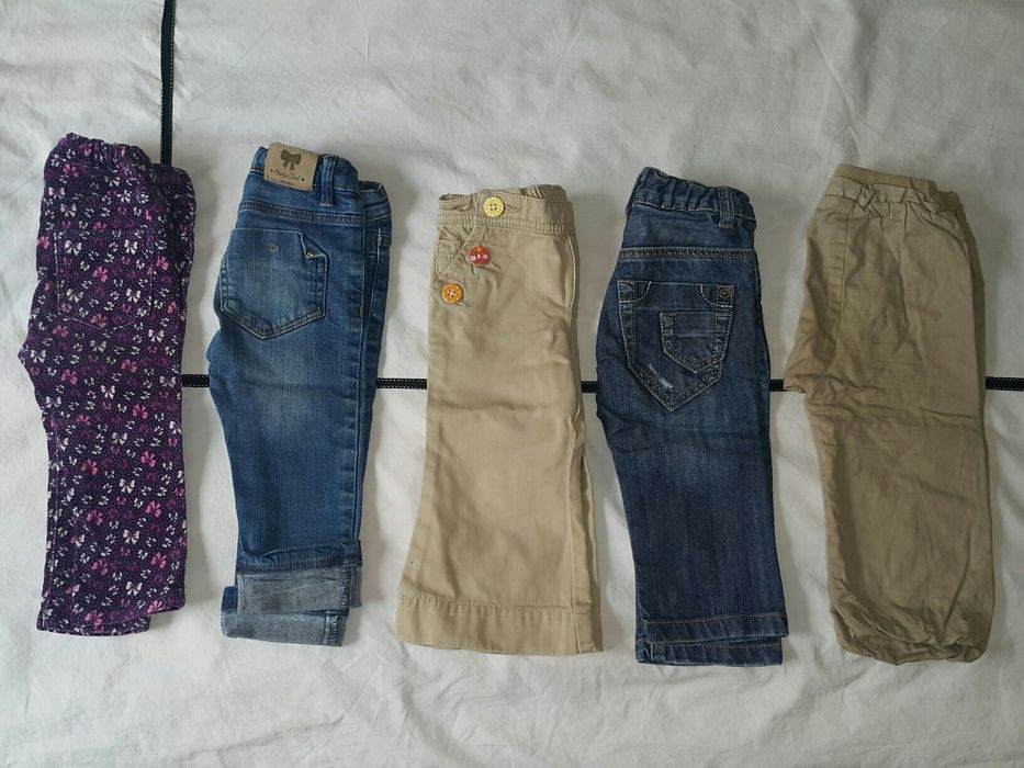 Панталонки, дънки, джинси - Next, Mayoral, Benetton 9-12
