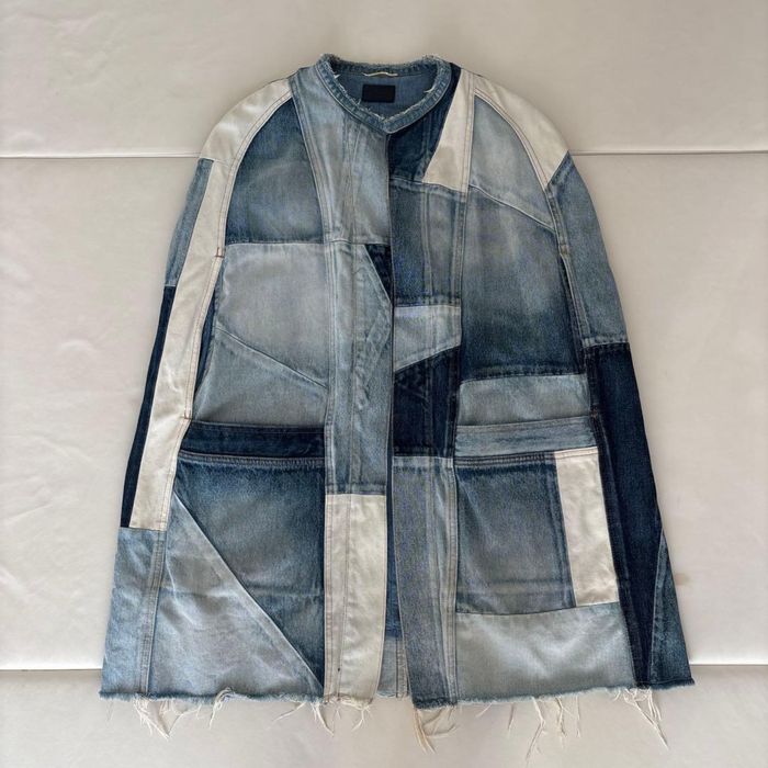 Saint Lauren Denim Cape