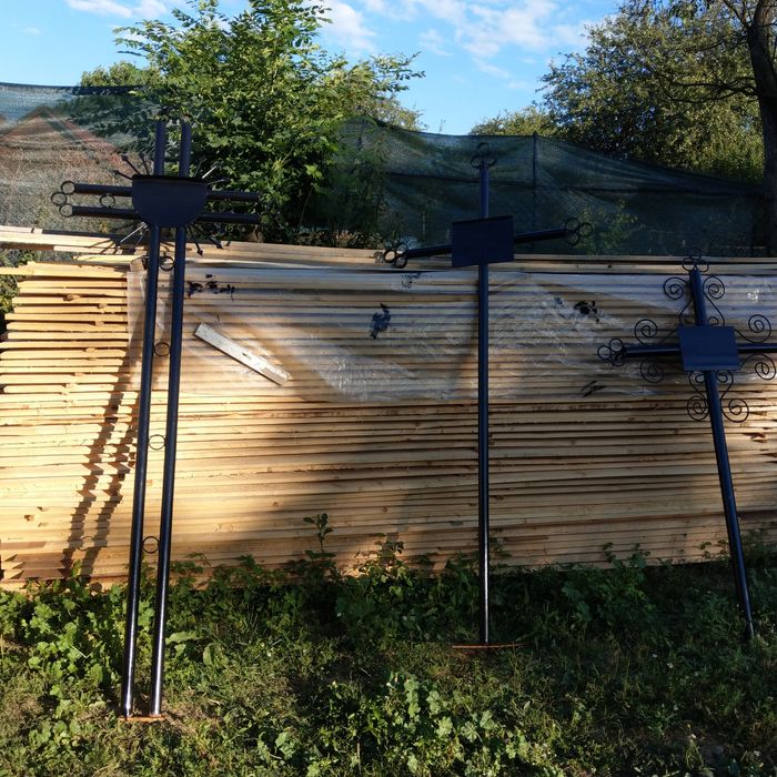 cruce funerara metal