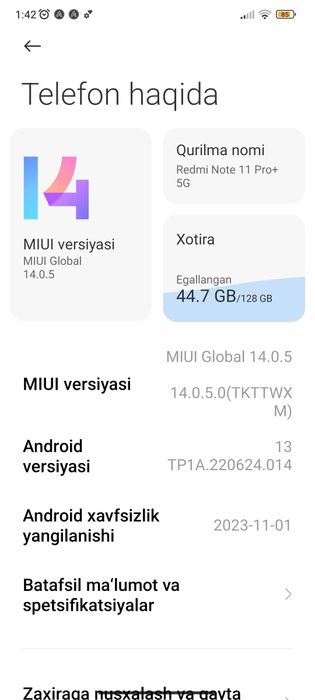 SKIDKA!!!  Redmi note 11 pro plus 5g