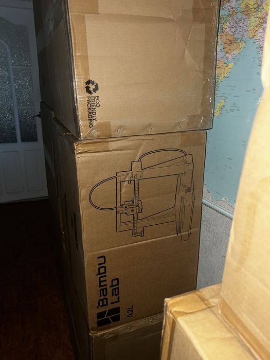 Запечатанный 3D Printer Bambu Lab A1, A1 Combo Global Version, ГАРАНТ
