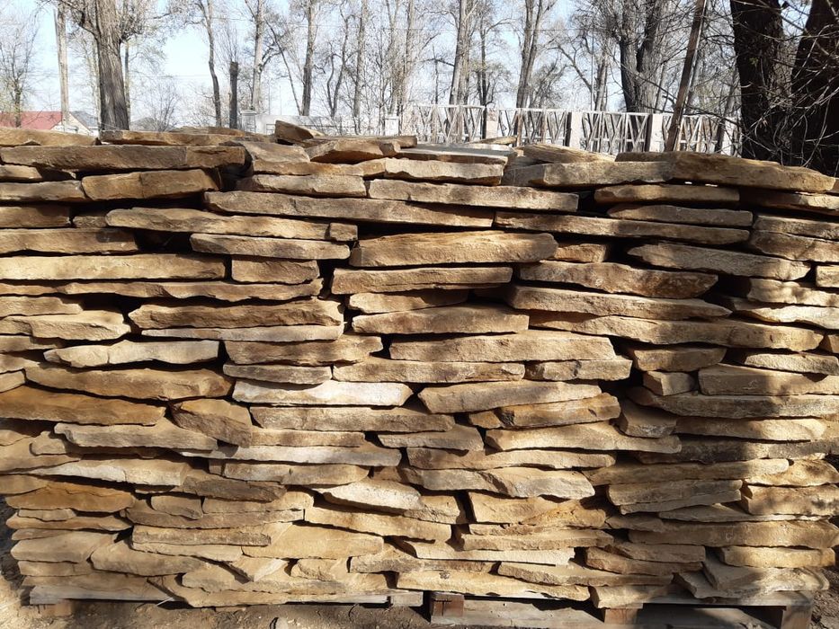 Камень Плитняк Жёлтый