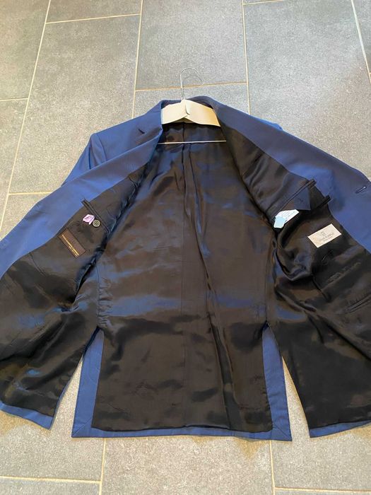 Costum barbat 2 piese Italia 85% lana marime L