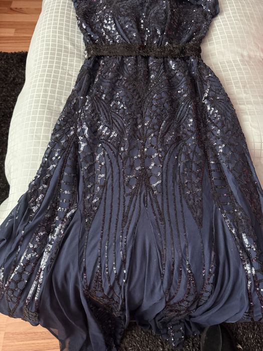 Rochie ocazie M bleumarin