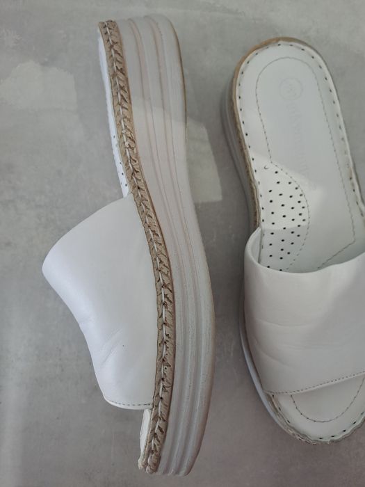 Дамски чехли естествена кожа