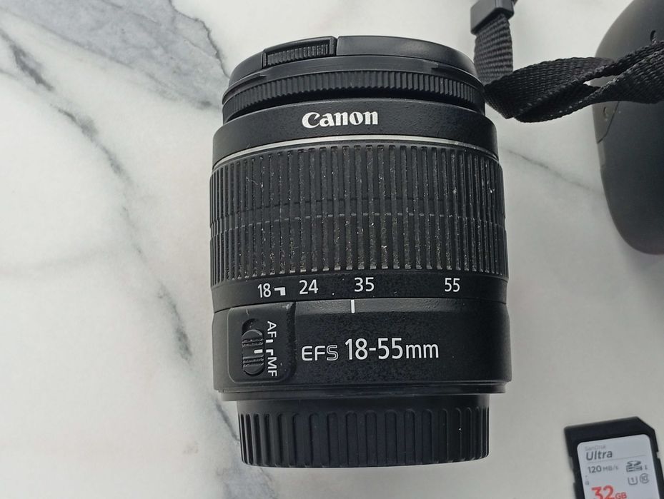 Canon EOS 1100D цифровой фотоаппарат+ 2 объектива