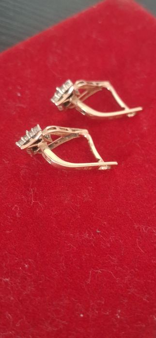 Золотые серёжки 585