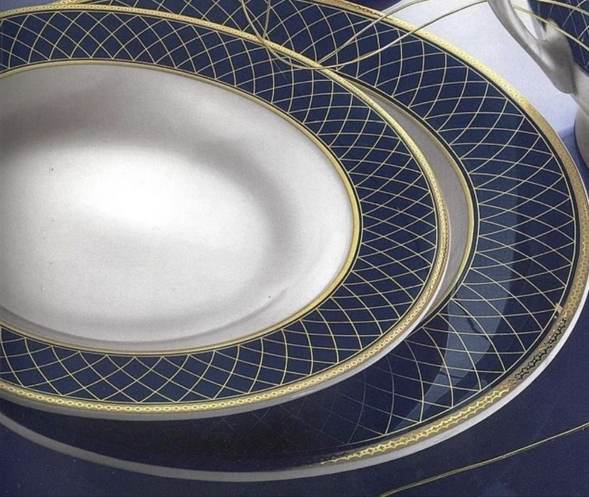 Набор тарелок рояль кобальт