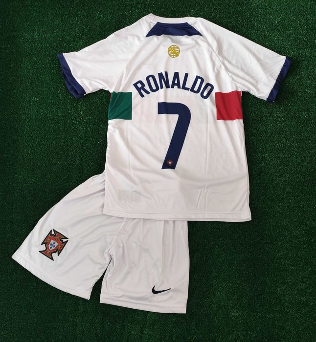 Детски екип Ал Насър Роналдо Португалия мъжка детска футболна фланелка