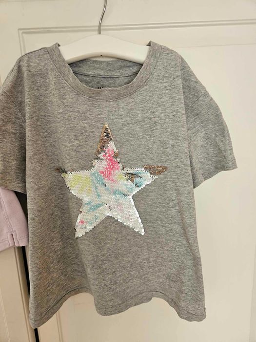 Момичешка тениска и къси гащи Gap - 6-7 години