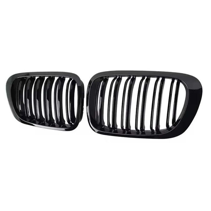 Set 2 grile duble M negru lucios BMW Seria 3 E46 NFL 1998-2001