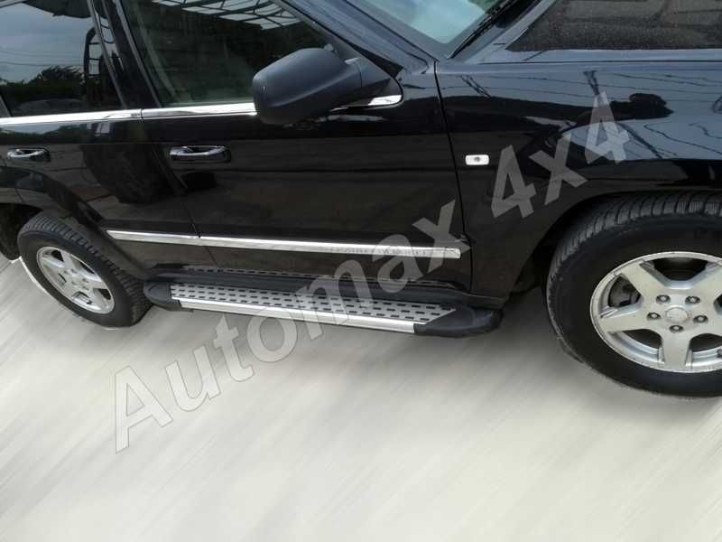 Praguri auto, trepte laterale din aluminiu