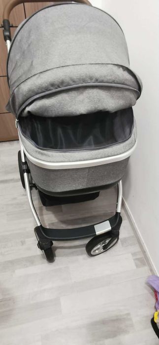 Бебешка количка 2в1 NEXТ - ESPIRO - сива, на повече от двойно по-ниска цена