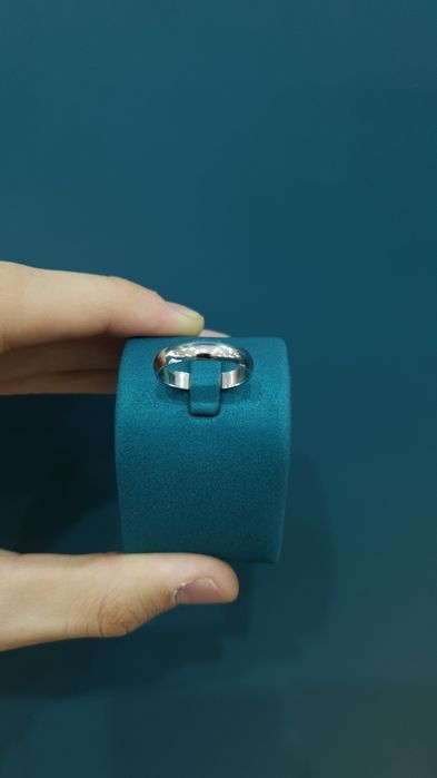 Мужское обручальное кольцо из серебра, 925 пробы