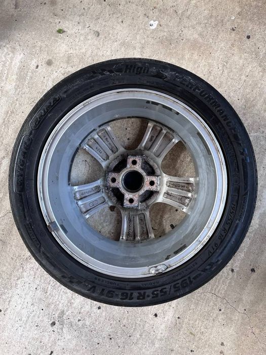 Set 4 roți Peugeot 16” 6.5J + anvelope Tigar 195/55 R16 | DOT 2019